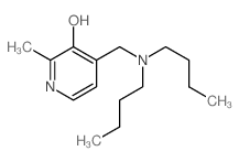 4-[(dibutylamino)methyl]-2-methyl-pyridin-3-ol结构式