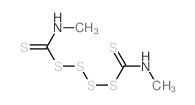 Methanethioamide,1,1'-tetrathiobis[N-methyl- (9CI)结构式