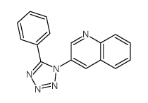 3-(5-phenyltetrazol-1-yl)quinoline Structure