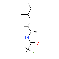 N-(Trifluoroacetyl)-L-alanine (S)-1-methylpropyl ester Structure