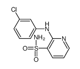 2-(3-chloroanilino)pyridine-3-sulfonamide Structure