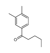 1-(3,4-dimethylphenyl)pentan-1-one structure