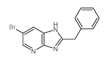 3H-Imidazo[4,5-b]pyridine,6-bromo-2-(phenylmethyl)-结构式