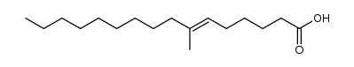 7-methyl-6-hexadecenoic acid structure