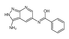 Benzamide, N-(3-amino-1H-pyrazolo[3,4-b]pyridin-5-yl)- (9CI)结构式