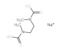 N,N-Dimethylethylenebisdithiocarbamate disodique [French]结构式