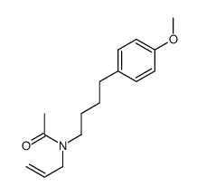 N-[4-(4-methoxyphenyl)butyl]-N-prop-2-enylacetamide Structure
