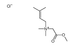 (2-methoxy-2-oxoethyl)-dimethyl-(3-methylbut-2-enyl)azanium,chloride Structure
