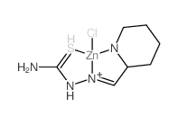 Zinc, chloro[2-(2-pyridinylmethylene)hydrazinecarbothioamidato-N(N(2)), N2,S]-, (T-4)-结构式