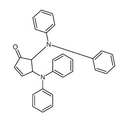 4,5-bis(N-phenylanilino)cyclopent-2-en-1-one Structure