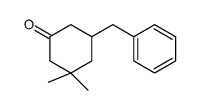 5-benzyl-3,3-dimethylcyclohexan-1-one结构式