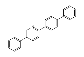 4-methyl-5-phenyl-2-(4-phenylphenyl)pyridine Structure