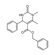 benzyl 1,6-dimethyl-4-phenyl-2-oxo-1,2,3,4-tetrahydropyrimidine-5-carboxylate Structure