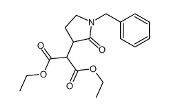 diethyl 2-(1-benzyl-2-oxopyrrolidin-3-yl)propanedioate结构式