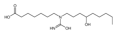 7-[carbamoyl(4-hydroxynonyl)amino]heptanoic acid Structure