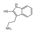 3-(2-aminoethyl)-1H-indole-2-thiol结构式