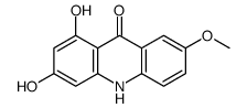 1,3-dihydroxy-7-methoxy-10H-acridin-9-one Structure