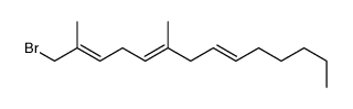 1-bromo-2,6-dimethyltetradeca-2,5,8-triene Structure