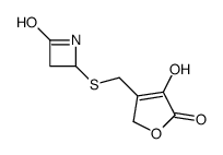 4-[(4-hydroxy-5-oxo-2H-furan-3-yl)methylsulfanyl]azetidin-2-one Structure