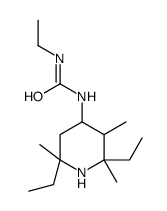 1-(2,6-diethyl-2,3,6-trimethylpiperidin-4-yl)-3-ethylurea结构式