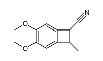 3,4-dimethoxy-8-methylbicyclo[4.2.0]octa-1,3,5-triene-7-carbonitrile Structure