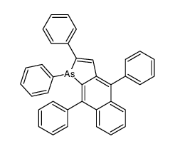 1,2,4,9-tetraphenylbenzo[f]arsindole Structure