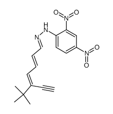 N-[(2E,4Z)-5-tert-Butyl-hepta-2,4-dien-6-yn-(E)-ylidene]-N'-(2,4-dinitro-phenyl)-hydrazine Structure