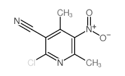 3-Pyridinecarbonitrile,2-chloro-4,6-dimethyl-5-nitro- picture