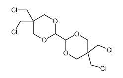 2-[5,5-bis(chloromethyl)-1,3-dioxan-2-yl]-5,5-bis(chloromethyl)-1,3-dioxane结构式