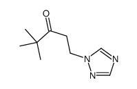 4,4-dimethyl-1-(1,2,4-triazol-1-yl)pentan-3-one Structure