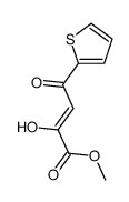 methyl (Z)-2-hydroxy-4-oxo-4-thiophen-2-ylbut-2-enoate Structure