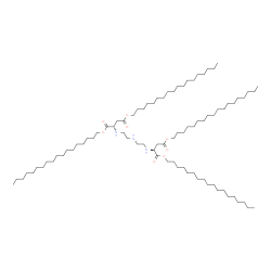 tetraoctadecyl N,N'-(iminodiethylene)di(L-aspartate) Structure