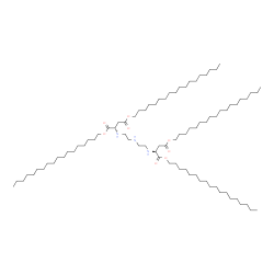 tetraoctadecyl N,N'-(iminodiethylene)di(L-aspartate) structure