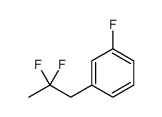 1-(2,2-difluoropropyl)-3-fluorobenzene Structure