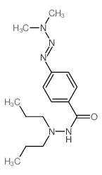 4-dimethylaminodiazenyl-N,N-dipropyl-benzohydrazide结构式