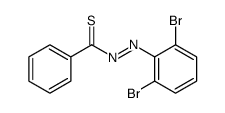 N-(2,6-dibromophenyl)iminobenzenecarbothioamide Structure
