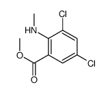 methyl 3,5-dichloro-2-(methylamino)benzoate Structure