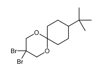 3,3-dibromo-9-tert-butyl-1,5-dioxaspiro[5.5]undecane Structure