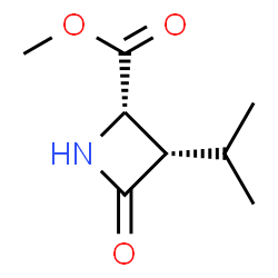 2-Azetidinecarboxylicacid,3-(1-methylethyl)-4-oxo-,methylester,(2S,3S)-(9CI) picture