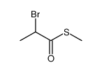 S-methyl 2-bromopropanethioate Structure