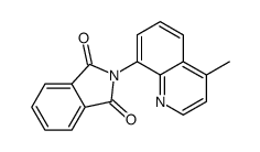 2-(4-methylquinolin-8-yl)isoindole-1,3-dione Structure