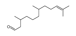 3,7,11-trimethyldodec-10-enal Structure