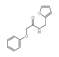 N-(2-furylmethyl)-2-phenoxy-acetamide Structure