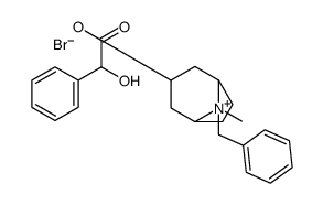 (8-benzyl-8-methyl-8-azoniabicyclo[3.2.1]octan-3-yl) 2-hydroxy-2-phenylacetate,bromide结构式