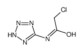 2-chloro-N-(2H-tetrazol-5-yl)acetamide结构式