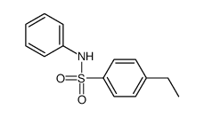 4-ethyl-N-phenylbenzenesulfonamide结构式