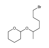 2-(6-bromohexan-2-yloxy)oxane结构式