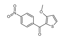 (3-methoxythiophen-2-yl)-(4-nitrophenyl)methanone Structure