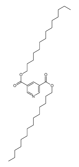 ditetradecyl pyridine-3,5-dicarboxylate结构式