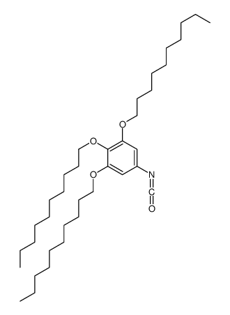 1,2,3-tris-decoxy-5-isocyanatobenzene Structure